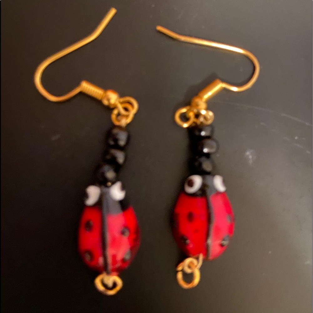 Ladybug earrings